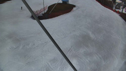 Spodní část sjezdovky skiareálu Karolinka