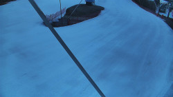 Spodní část sjezdovky skiareálu Karolinka