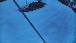 Spodní část sjezdovky skiareálu Karolinka