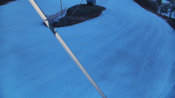 Spodní část sjezdovky skiareálu Karolinka