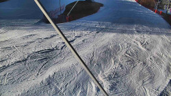 Spodní část sjezdovky skiareálu Karolinka