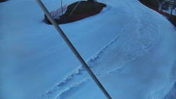 Spodní část sjezdovky skiareálu Karolinka