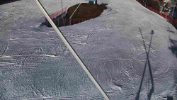 Spodní část sjezdovky skiareálu Karolinka