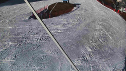 Spodní část sjezdovky skiareálu Karolinka