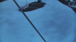 Spodní část sjezdovky skiareálu Karolinka