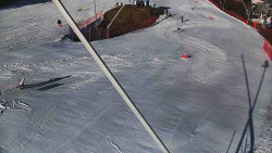 Spodní část sjezdovky skiareálu Karolinka