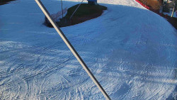 Spodní část sjezdovky skiareálu Karolinka