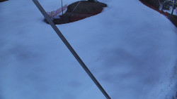 Spodní část sjezdovky skiareálu Karolinka