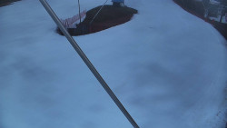 Spodní část sjezdovky skiareálu Karolinka