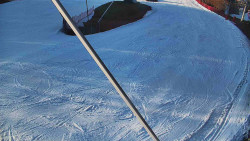 Spodní část sjezdovky skiareálu Karolinka