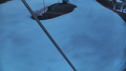 Spodní část sjezdovky skiareálu Karolinka