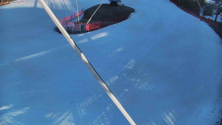 Spodní část sjezdovky skiareálu Karolinka