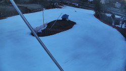 Spodní část sjezdovky skiareálu Karolinka