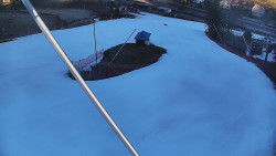 Spodní část sjezdovky skiareálu Karolinka