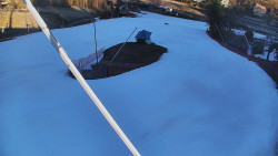 Spodní část sjezdovky skiareálu Karolinka