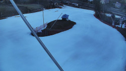 Spodní část sjezdovky skiareálu Karolinka