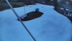 Spodní část sjezdovky skiareálu Karolinka