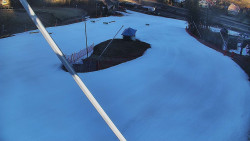 Spodní část sjezdovky skiareálu Karolinka