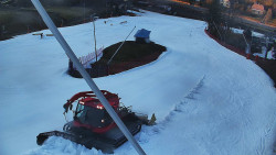 Spodní část sjezdovky skiareálu Karolinka