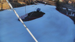 Spodní část sjezdovky skiareálu Karolinka