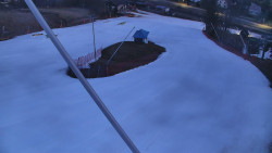 Spodní část sjezdovky skiareálu Karolinka