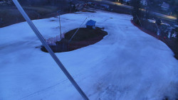 Spodní část sjezdovky skiareálu Karolinka