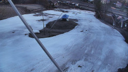 Spodní část sjezdovky skiareálu Karolinka