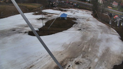 Spodní část sjezdovky skiareálu Karolinka