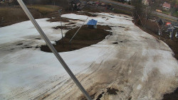 Spodní část sjezdovky skiareálu Karolinka