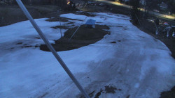 Spodní část sjezdovky skiareálu Karolinka