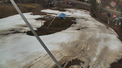 Spodní část sjezdovky skiareálu Karolinka