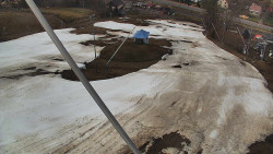 Spodní část sjezdovky skiareálu Karolinka