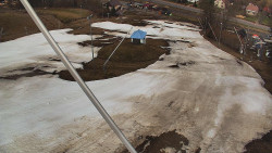 Spodní část sjezdovky skiareálu Karolinka