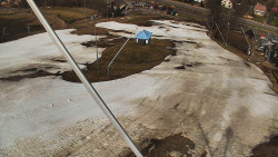 Spodní část sjezdovky skiareálu Karolinka