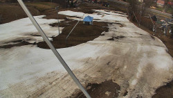 Spodní část sjezdovky skiareálu Karolinka