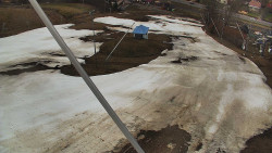 Spodní část sjezdovky skiareálu Karolinka