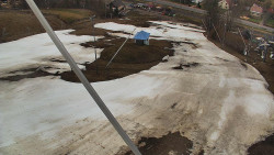 Spodní část sjezdovky skiareálu Karolinka