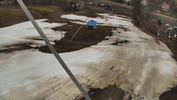 Spodní část sjezdovky skiareálu Karolinka