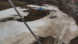 Spodní část sjezdovky skiareálu Karolinka