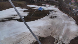 Spodní část sjezdovky skiareálu Karolinka