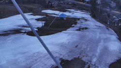 Spodní část sjezdovky skiareálu Karolinka