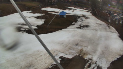 Spodní část sjezdovky skiareálu Karolinka