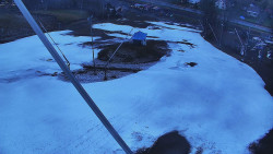 Spodní část sjezdovky skiareálu Karolinka