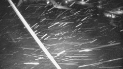 Spodní část sjezdovky skiareálu Karolinka