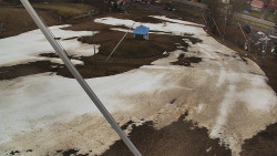 Spodní část sjezdovky skiareálu Karolinka