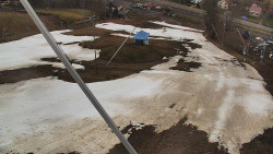 Spodní část sjezdovky skiareálu Karolinka