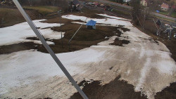 Spodní část sjezdovky skiareálu Karolinka