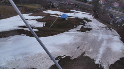 Spodní část sjezdovky skiareálu Karolinka