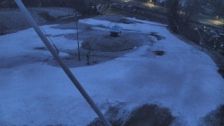 Spodní část sjezdovky skiareálu Karolinka