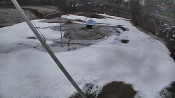 Spodní část sjezdovky skiareálu Karolinka